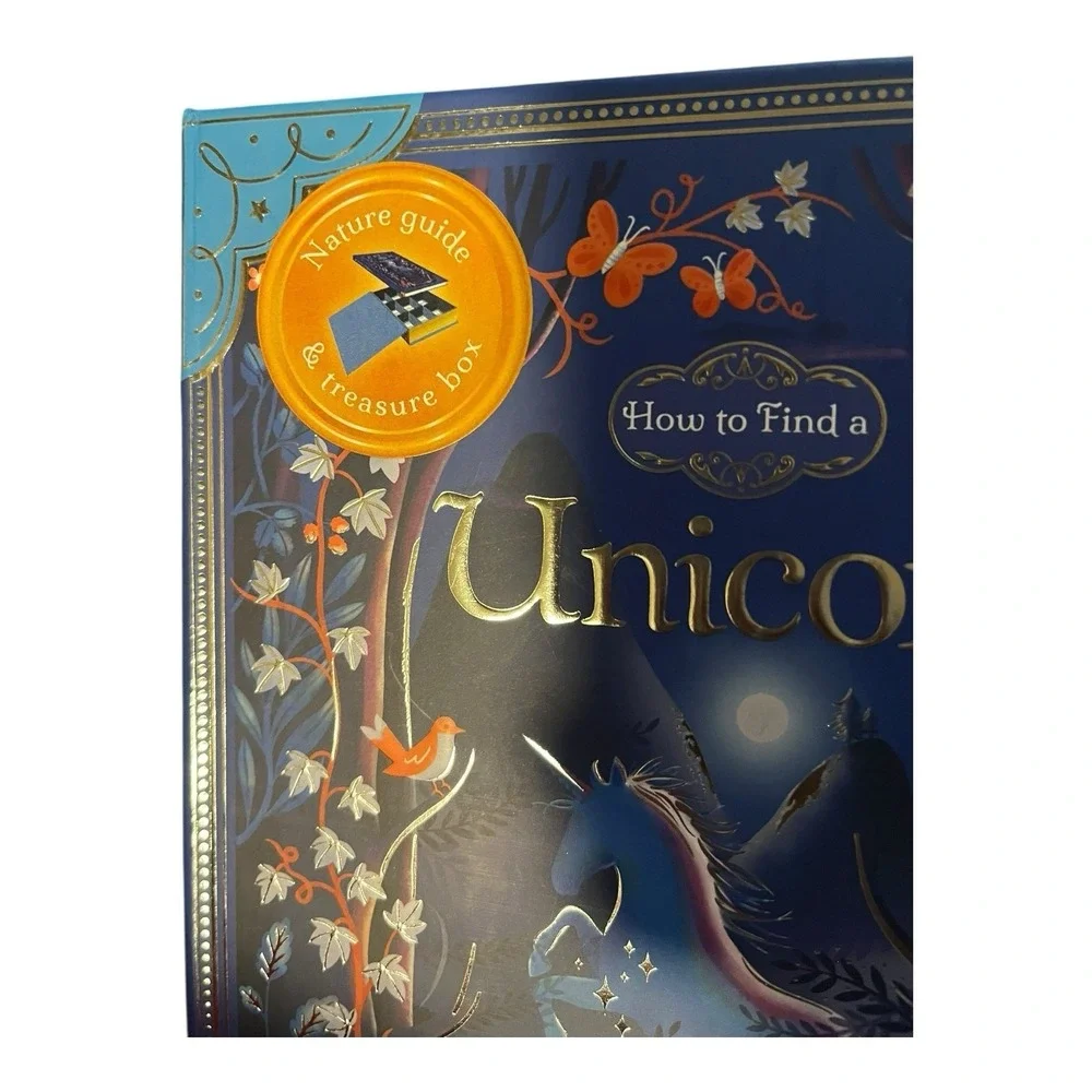 New How To Find A Unicorn Nature Guide Book And‎ Treasure Box Gift Set Explore